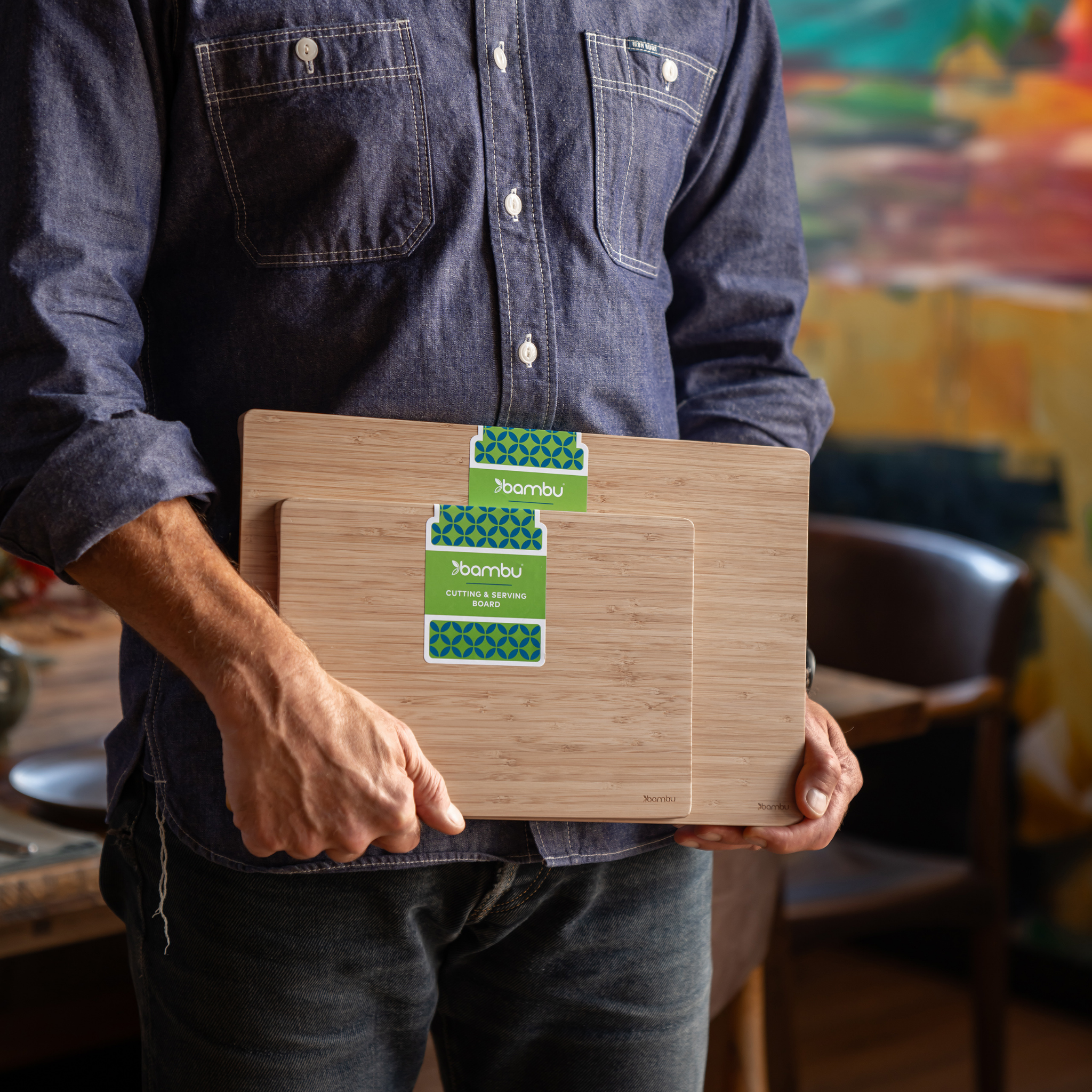 bambu® - Wholesale Cutting Board - Undercut Bamboo Cutting and Serving Board2