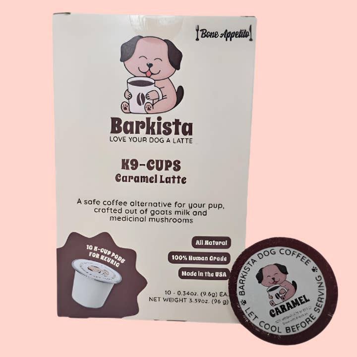Coffee Pod Latte for Dogs & Cats | Goat Milk + Mushroom for wholesale by Bone Appetito