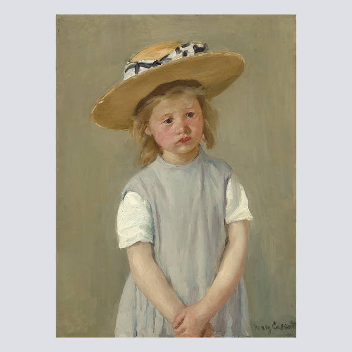 Child in a Straw Hat (c. 1886) Fine Art Print for wholesale by Milisima Studio