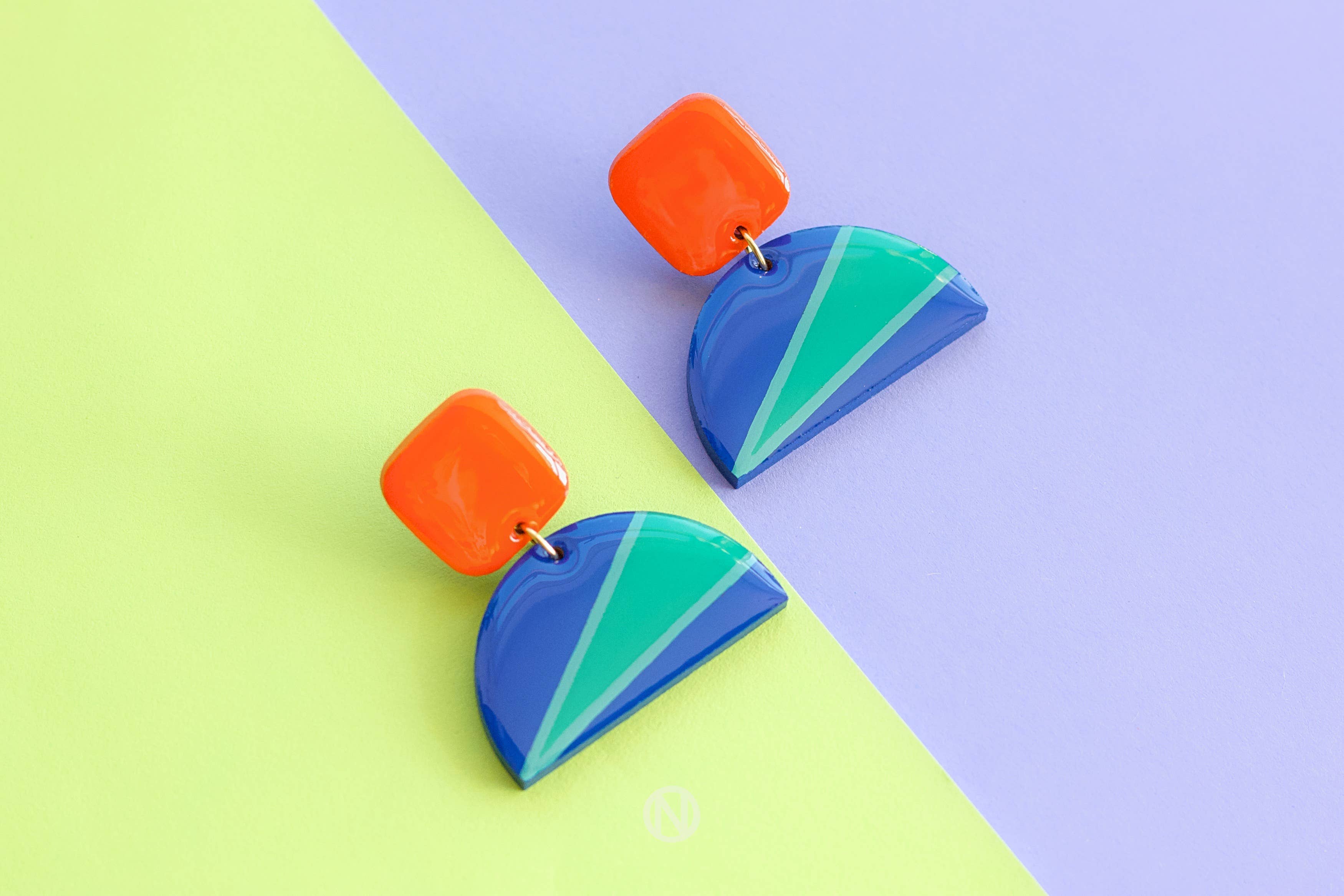 Naoi – wholesale Hängande örhängen – Vivid statement-örhängen v.2 – handgjorda på beställning