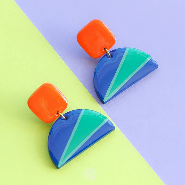 Naoi - Wholesale Dangle Earrings - Vivid Statement Earrings v.2 - Handmade to Order4