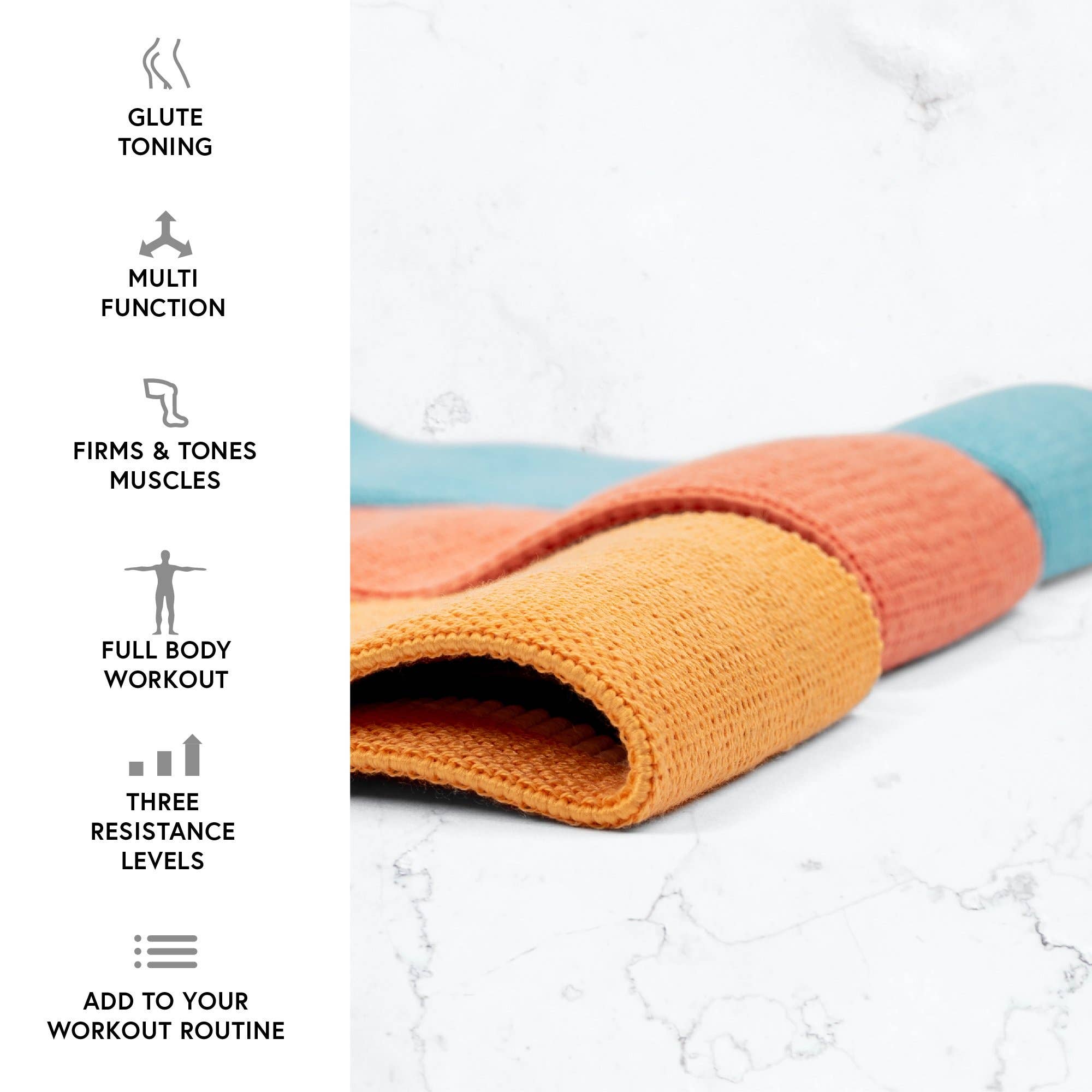 Myga - Vendita all'ingrosso Attrezzatura per il fitness - Fasce di Resistenza per Glutei Myga6