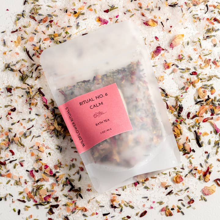 Wildflower Rituals - Venta al por mayor Gel/espuma de baño - Ritual Nº 6 Té de Baño Botánico Calmante - Lavanda Rosa2