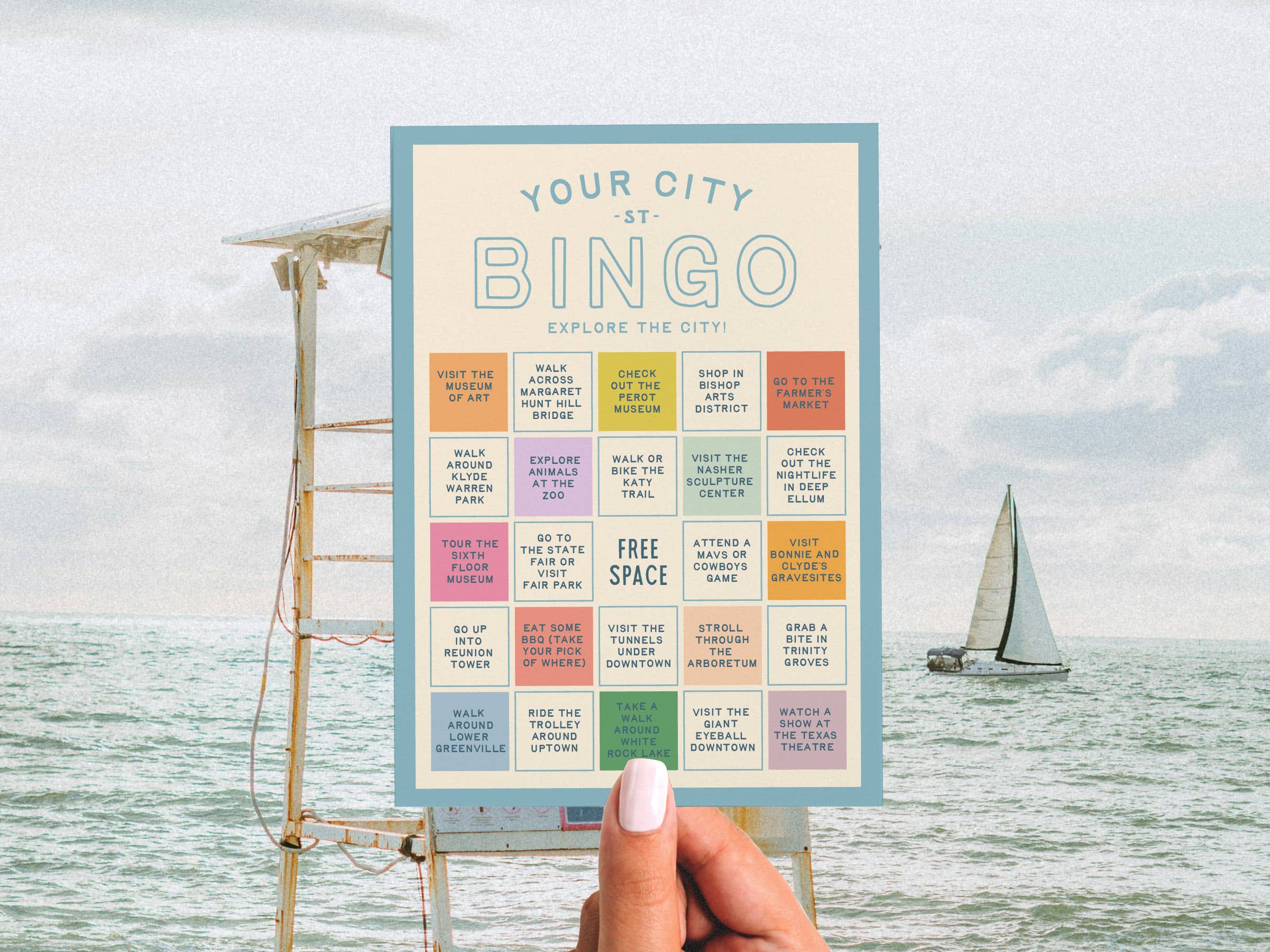 Easyhand Goods – formerly Onderkast - Wholesale Card Game - Custom City Explorer Bingo Card14