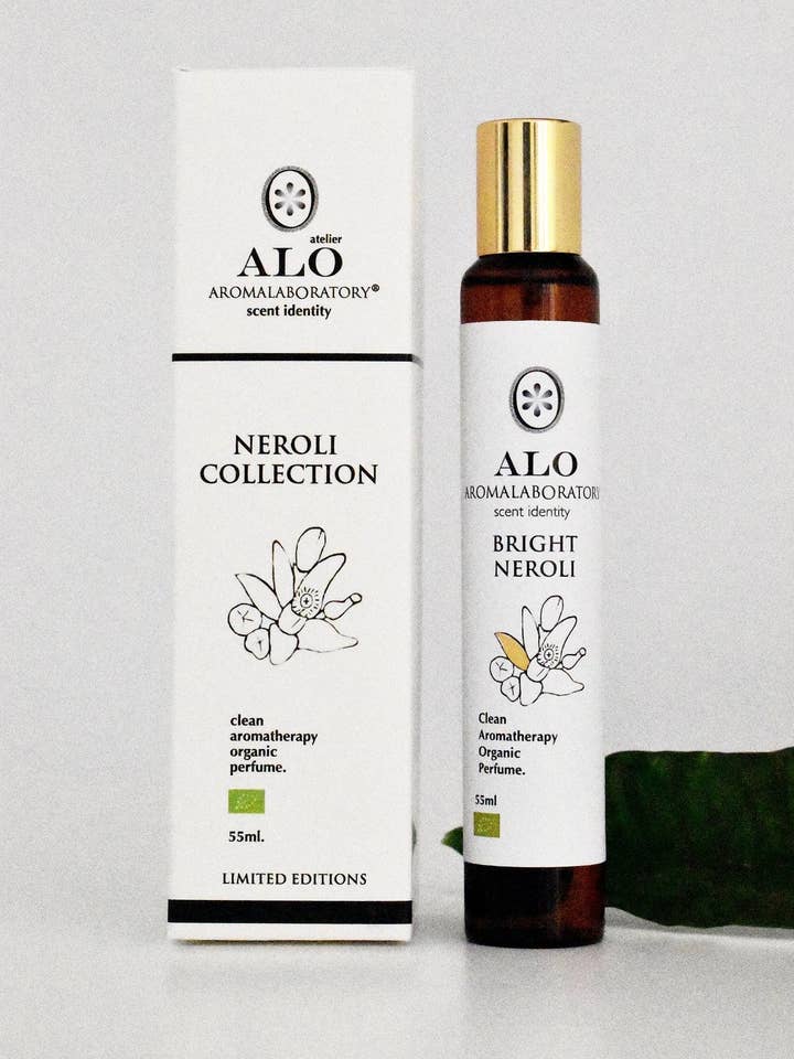 NEROLI BRILLANTE. Profumo pulito per aromaterapia. Biologico. 55 ml. per la vendita all'ingrosso da parte di AROMALABORATORY