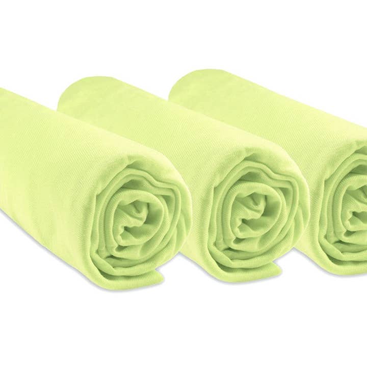 Lençóis de berço de bebê de viscose de bambu - verde por atacado de Easy Dort, P'tits Dessous