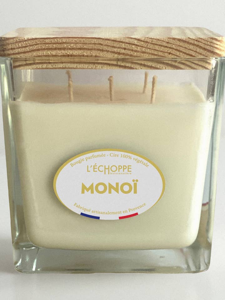 Monoï - Doftljus 700g för wholesale av L'Échoppe Buissonnière