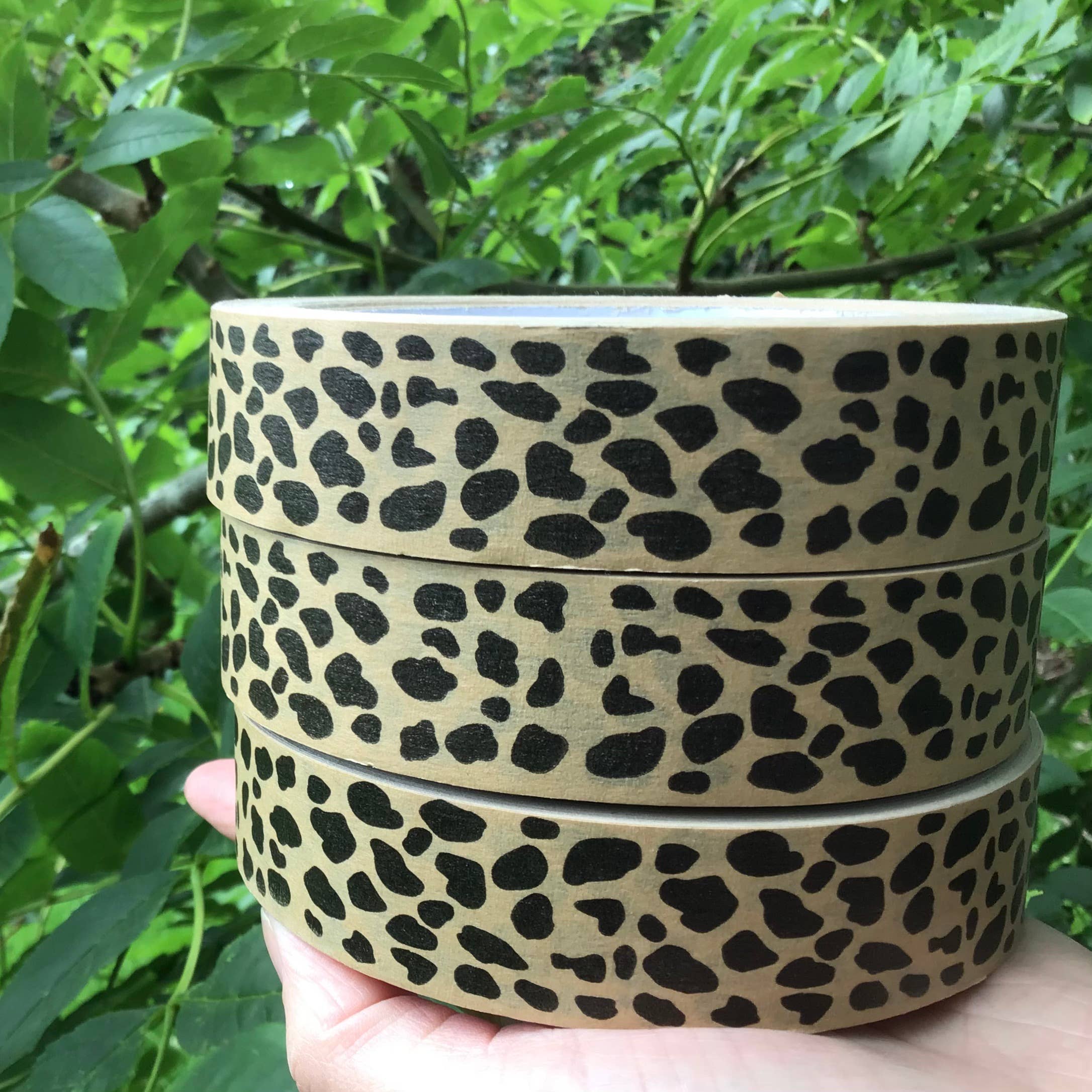 Cards and gift wrap – wholesale Tape – Animal Print brown paper tape1