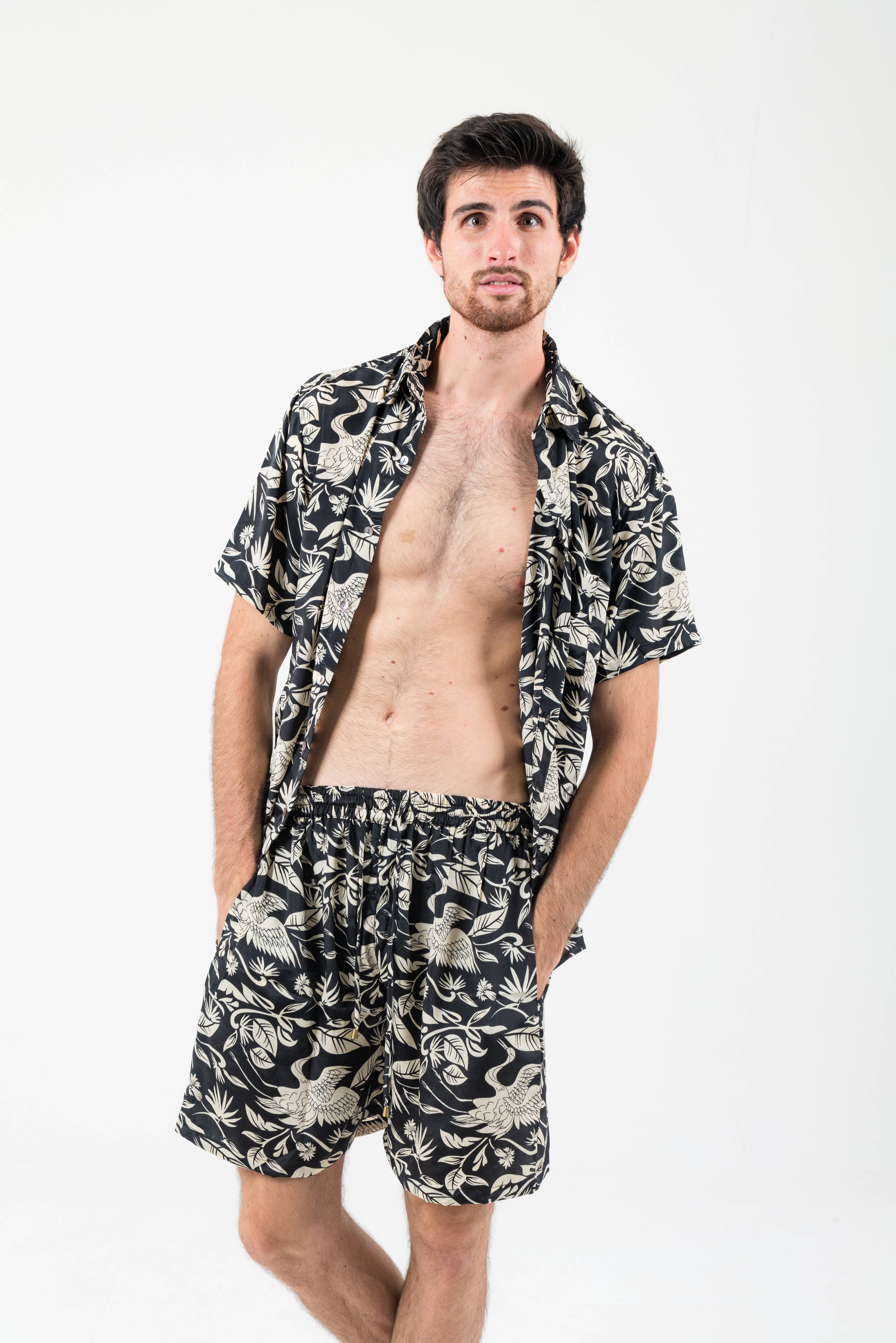 Arena Formentera - Wholesale Top & Short Set (NOT Loungewear) - Men's - Bohemian shirt+shorts set - Last units!10