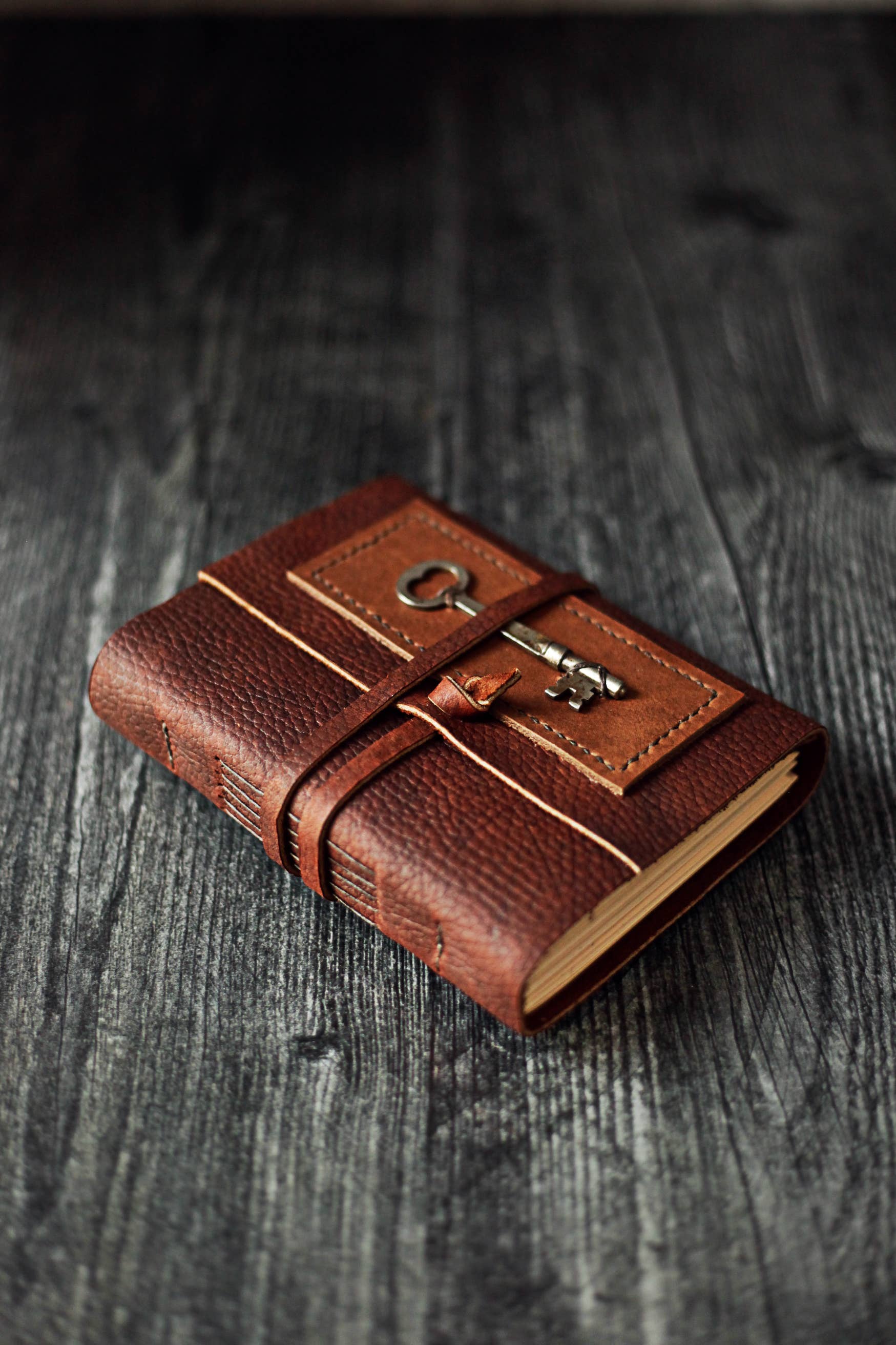 Wayfaring Goods - Wholesale Journal/Diary - Leather Journal with Antique Skeleton Key