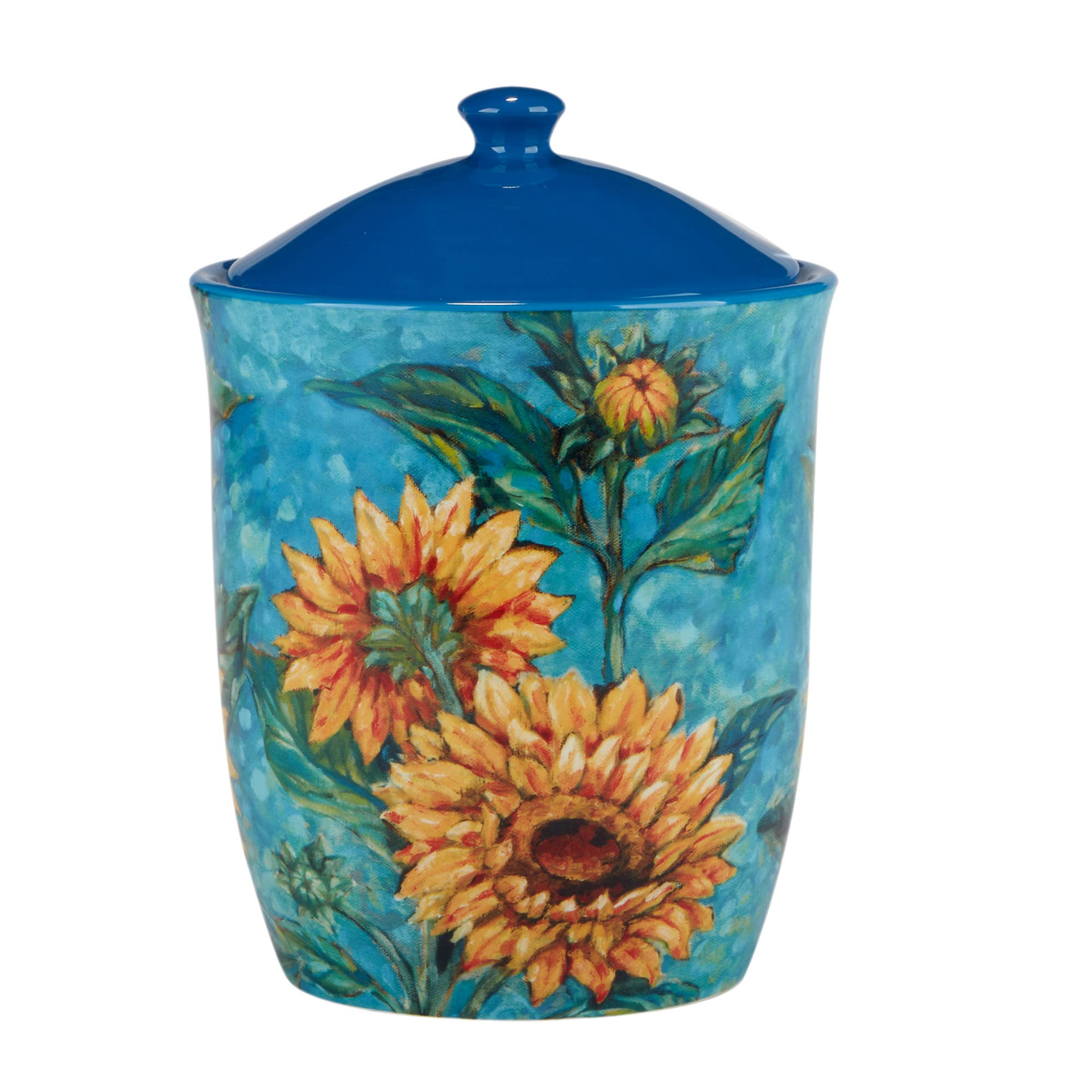 Certified International - Vente Ensembles de boîtes - Ensemble de 3 boîtes Golden Sunflowers 54 72 104 oz2