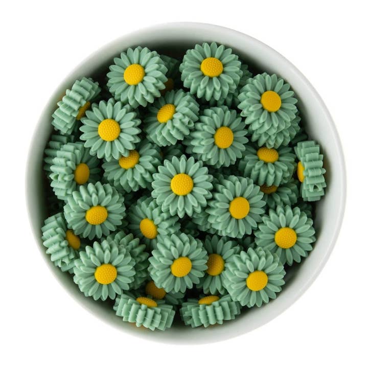 Cara & Co Silicone Craft Supply - Wholesale Craft Supplies - Daisy Silicone Focal Beads14