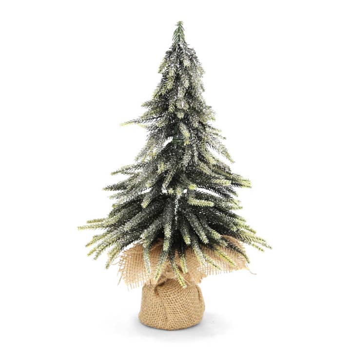 14 inch Golden Sparkle Spruce Tree for wholesale by WT Collection