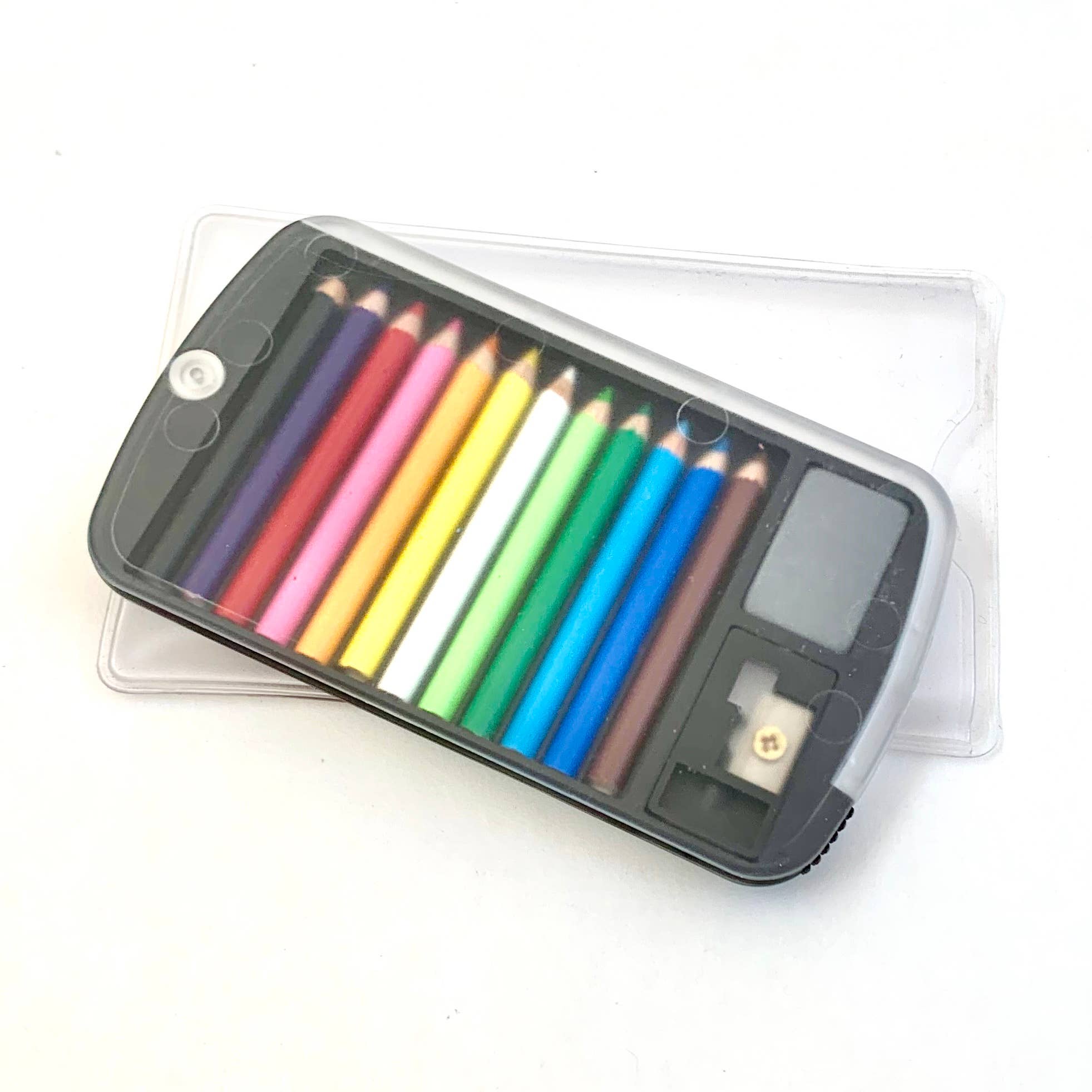 BCmini - Vente Crayons - 22134 12 mini crayons dans un étui transparent-16