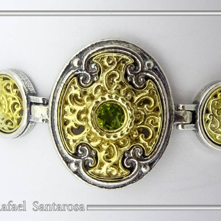 RAFAEL SANTAROSA - Wholesale Bedelarmbandje - Byzantijnse zilveren armband met filigraan