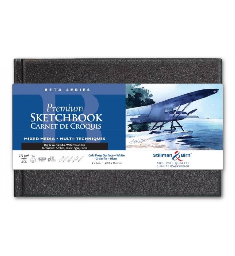 Exaclair - Vente Carnets de croquis - Stillman & Birn Carnet de croquis pour médias mixtes - Série bêta14