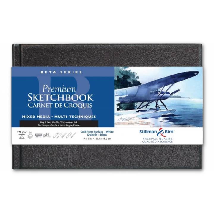 Exaclair - Vente Carnets de croquis - Stillman & Birn Carnet de croquis pour médias mixtes - Série bêta14