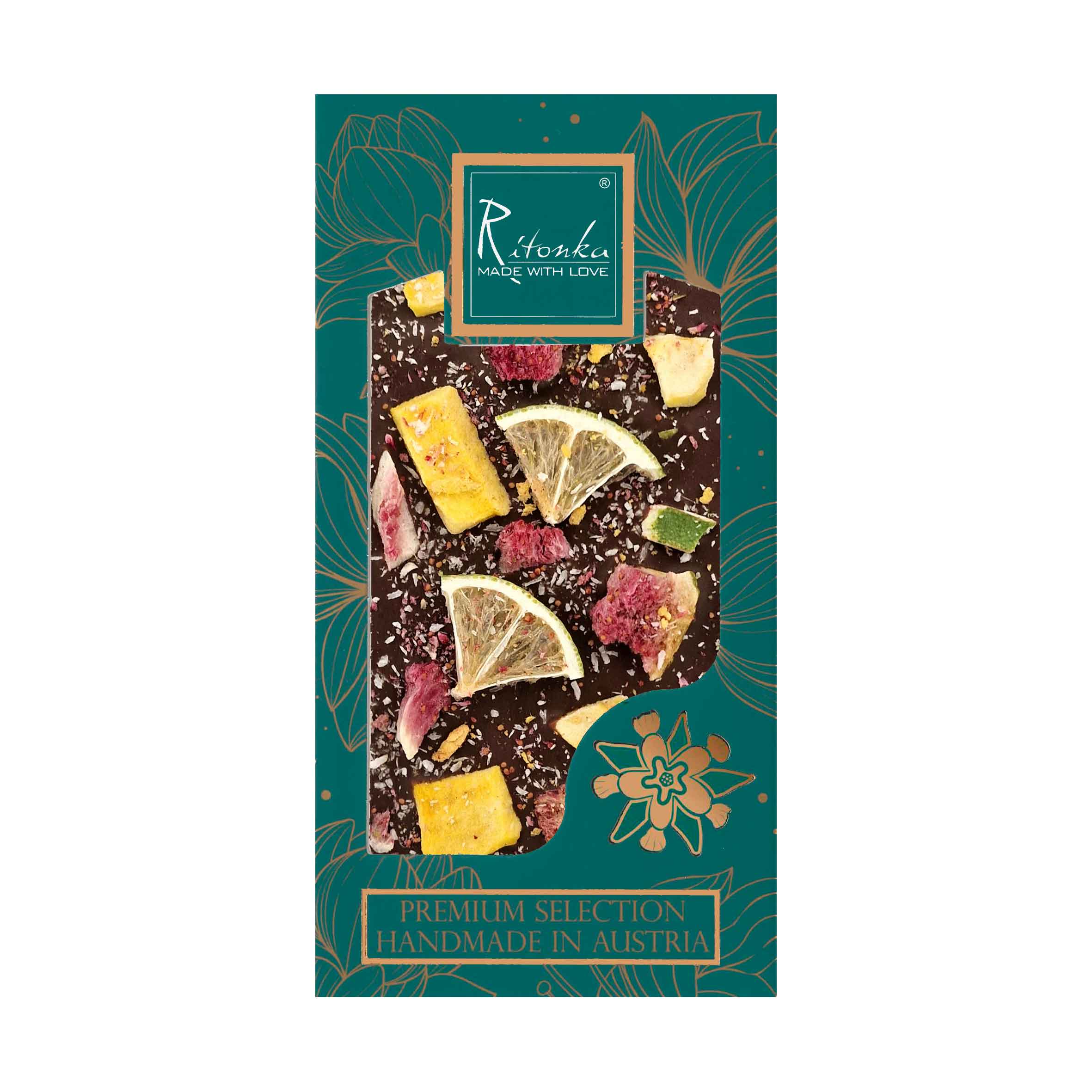 Ritonka ...made with love - Wholesale Chocolate Bar - Premium milk chocolate - Pina Colada 95g0