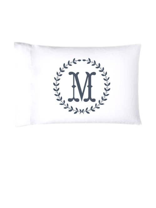Bamboo Sateen Initial Pillowcase for wholesale by BambooYou