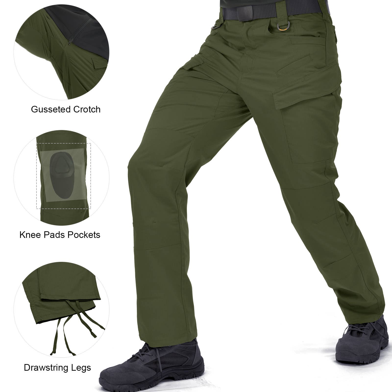 Qing Dao Lai Si Ma Te Fang Zhi You Xian Gong Si - Wholesale Pants - Men's - Men's Work Cargo Pants Ripstop 14 Pockets Water Resistant25