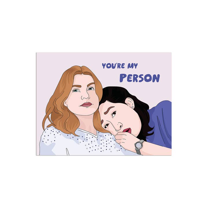 Party Mountain Paper co. - Wholesale Love Card - You're My Person | Last Chance
