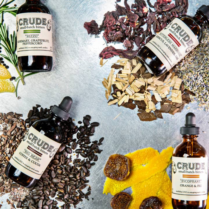 Crude Bitters & Sodas - Wholesale Bitters - “Sycophant” Orange and Fig Bitters
