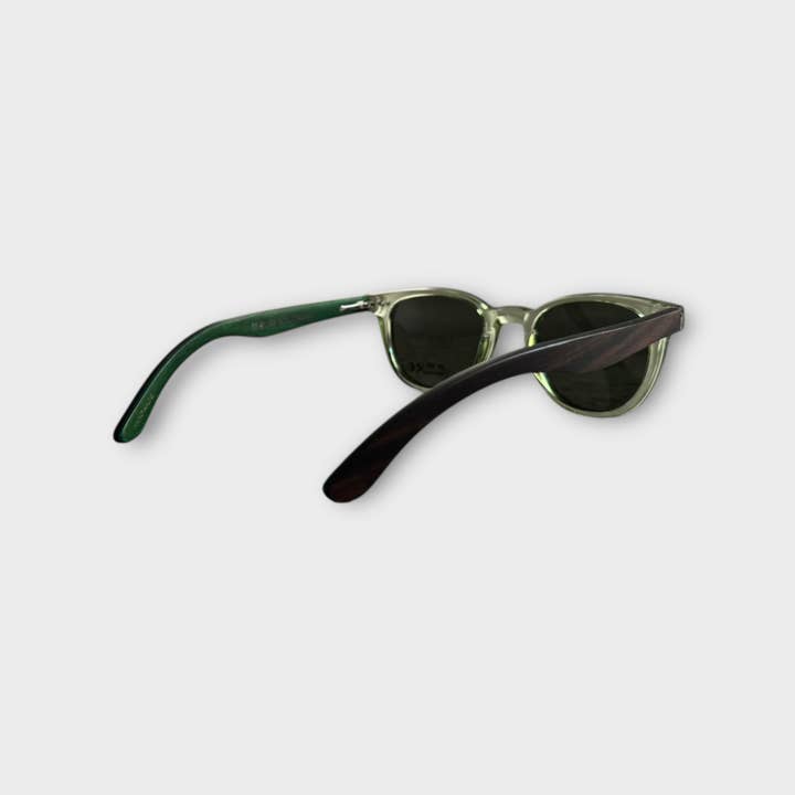 BOTTEGA SMERALDA - Wholesale Sunglasses - Unisex - VENEZIA Green Wooden Sunglasses2
