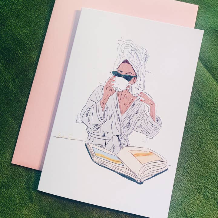 Madison O'Brien Art - Wholesale Everyday Greeting Card - Rothko In the Morning- Box of 6 Cards1