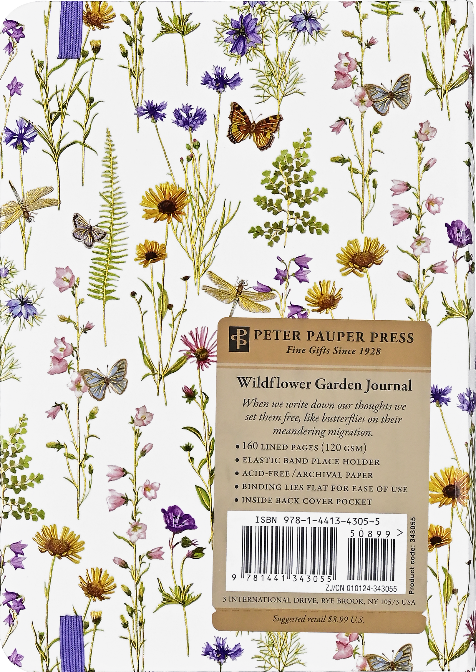 Peter Pauper Press - Wholesale Journal/Diary - Wildflower Garden Journal2