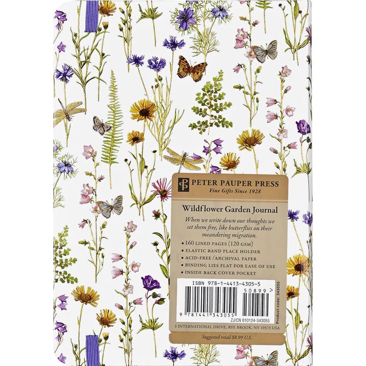Peter Pauper Press - Wholesale Journal/Diary - Wildflower Garden Journal2