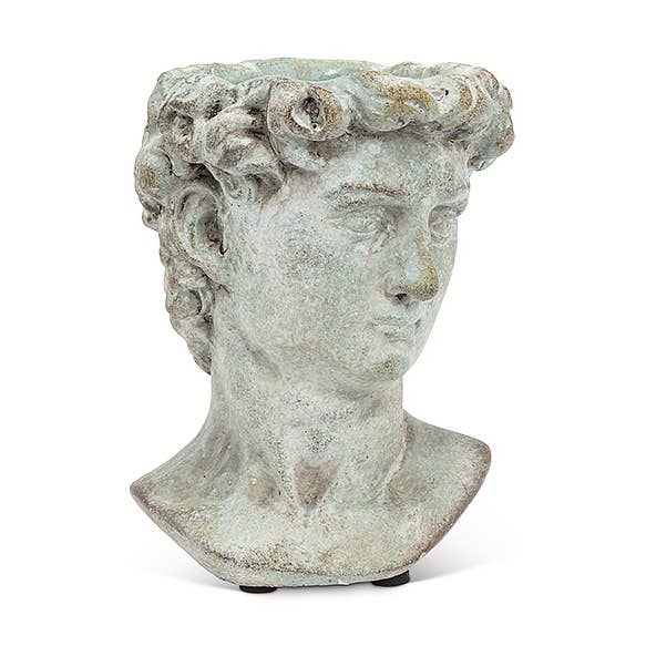 Xs Male Head Planter-6"H for wholesale by Abbott