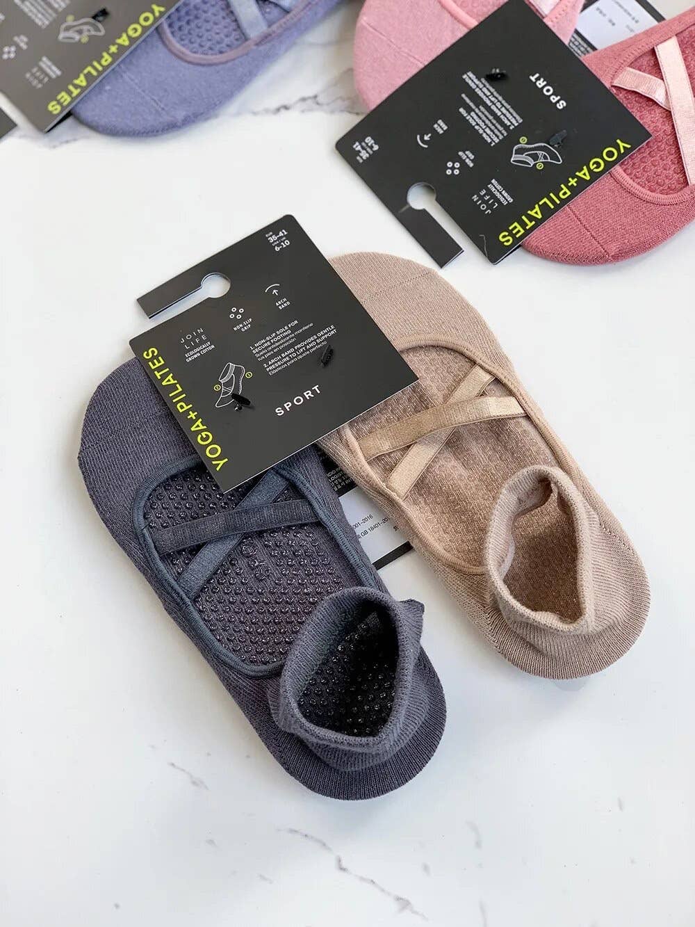 Belsize Activewear - Wholesale Socks - Women's - Yoga & Pilates grip socks bundle26