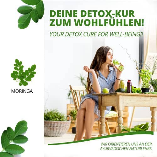 AMTEC Trading GmbH - Wholesale Oral Supplement/Vitamin - MoriVeda® Moringa Detox Tablets 900 mg Vegan Pack of 1204