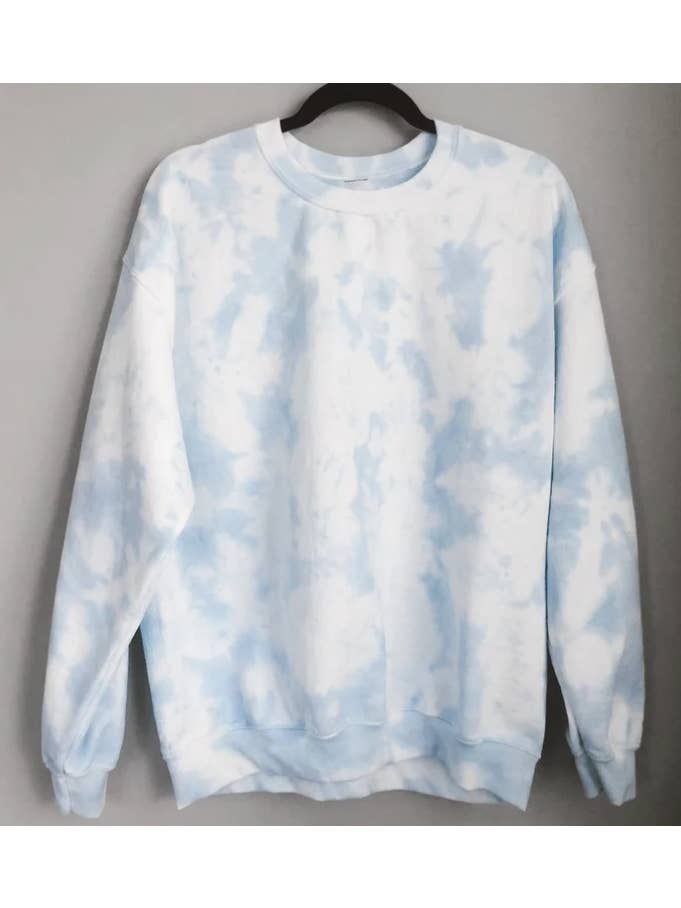 4 little hearts - Wholesale Sweatshirt - Unisex - Tie dye crewneck sweatshirt