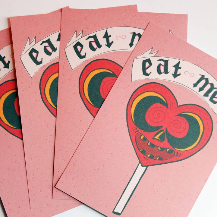 Heart O Lantern Valentine w/ Button for wholesale by Midge Blitz