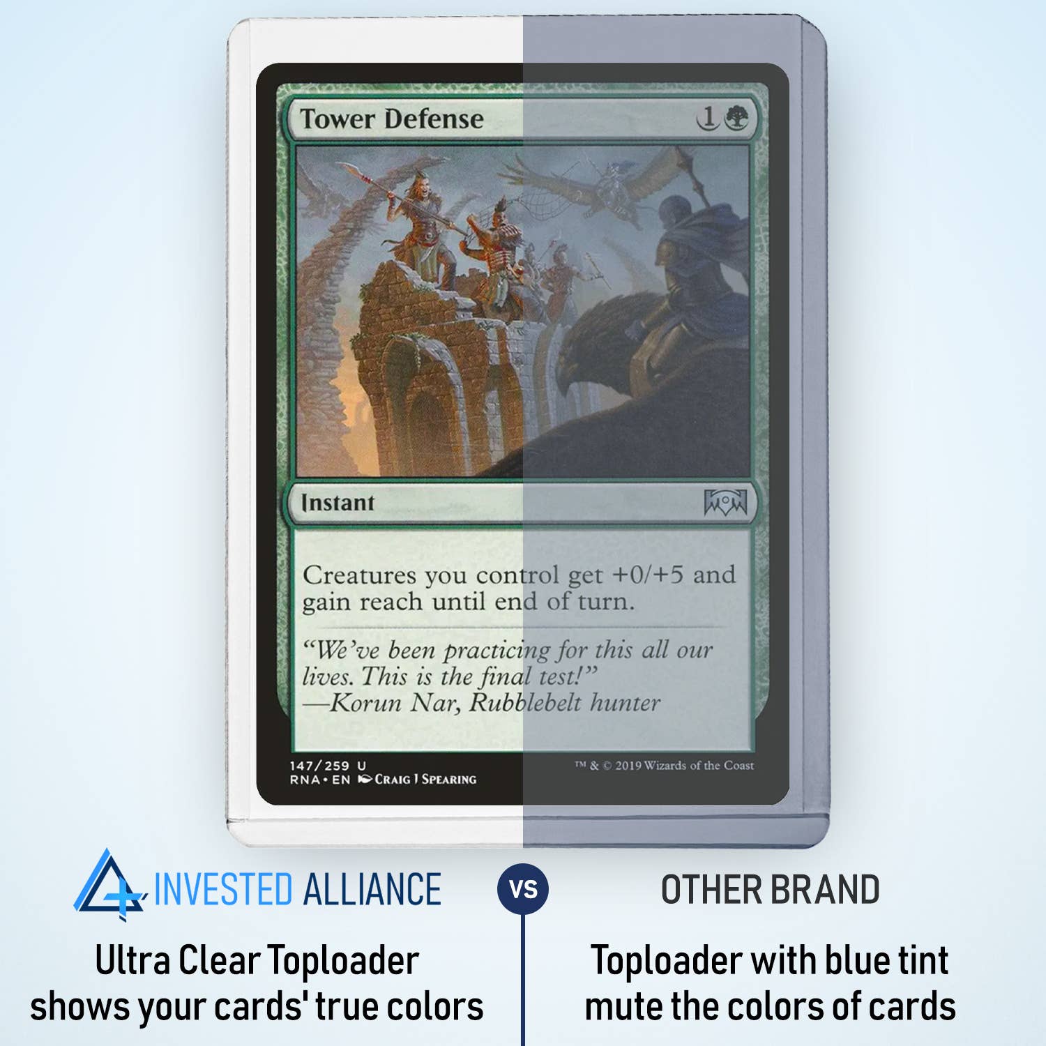 Invested Alliance LLC – Engroshandel Spillekort – 20PT - 100 pak top loaders & standard størrelse penny sleeves3