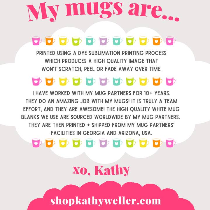 Kathy Weller Art+Ideas - Wholesale Coffee Mug - Quilter's mug7