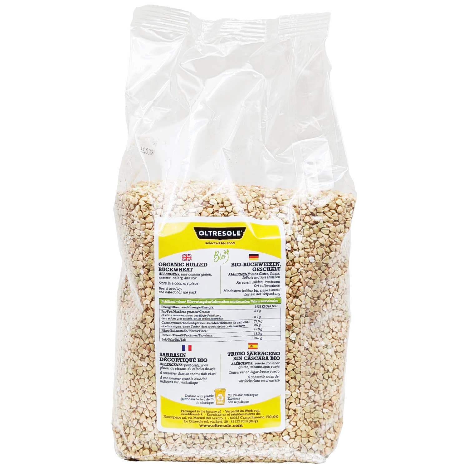 Oltresole – Engroshandel Fuldkorn – ØKOLOGISK BOGHVEDE 1 kg2