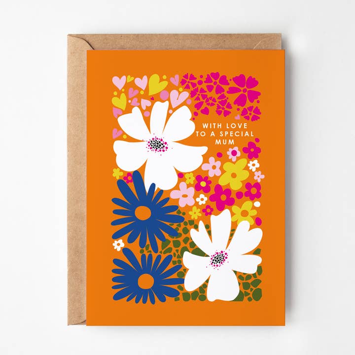 Petunia Mother's Day Greetings card for wholesale by Happy Street