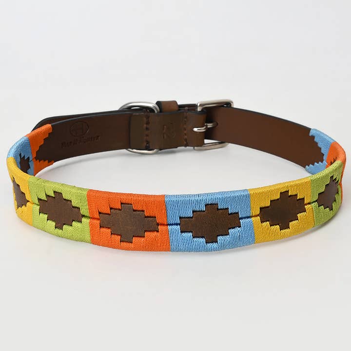 LS Western - Wholesale Pet Collar - Dog - BEG102-Western Leather Dog Collar