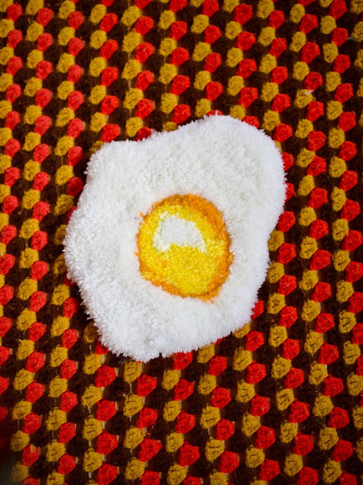 Tappeto Sunnyside Up Egg per la vendita all'ingrosso da parte di Abstruselike