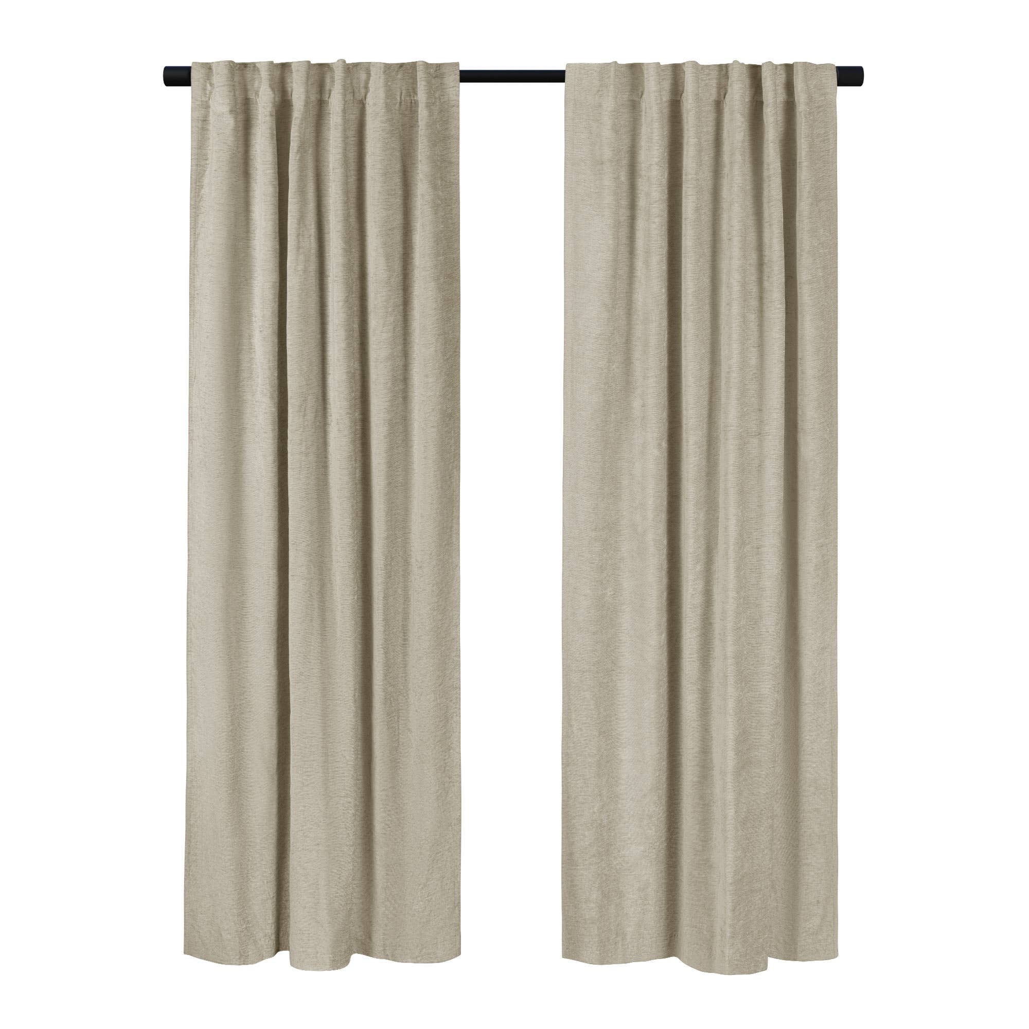 Awesome Home - Wholesale Curtain - Chenille Room Darkening Back Tab Curtain, 1 Panel, 52"x96"27