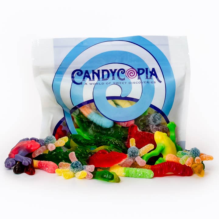 Mélange de bonbons gélifiés rampants et effrayants pour la vente par Candycopia