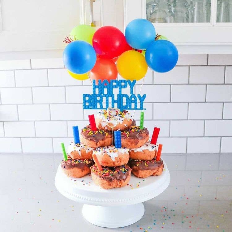 Made Happy Gifts - Wholesale Cake/Cupcake Topper - Happy Birthday Cake Topper Compatible with LEGO® Bricks6