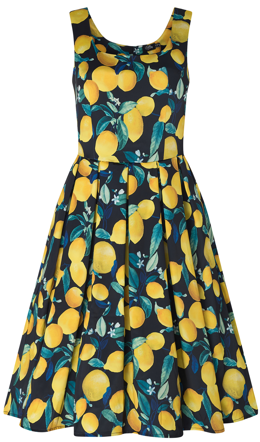 Dolly & Dotty - Wholesale Dress - Women's - Amanda Vintage Inspired Black Lemon Dress3