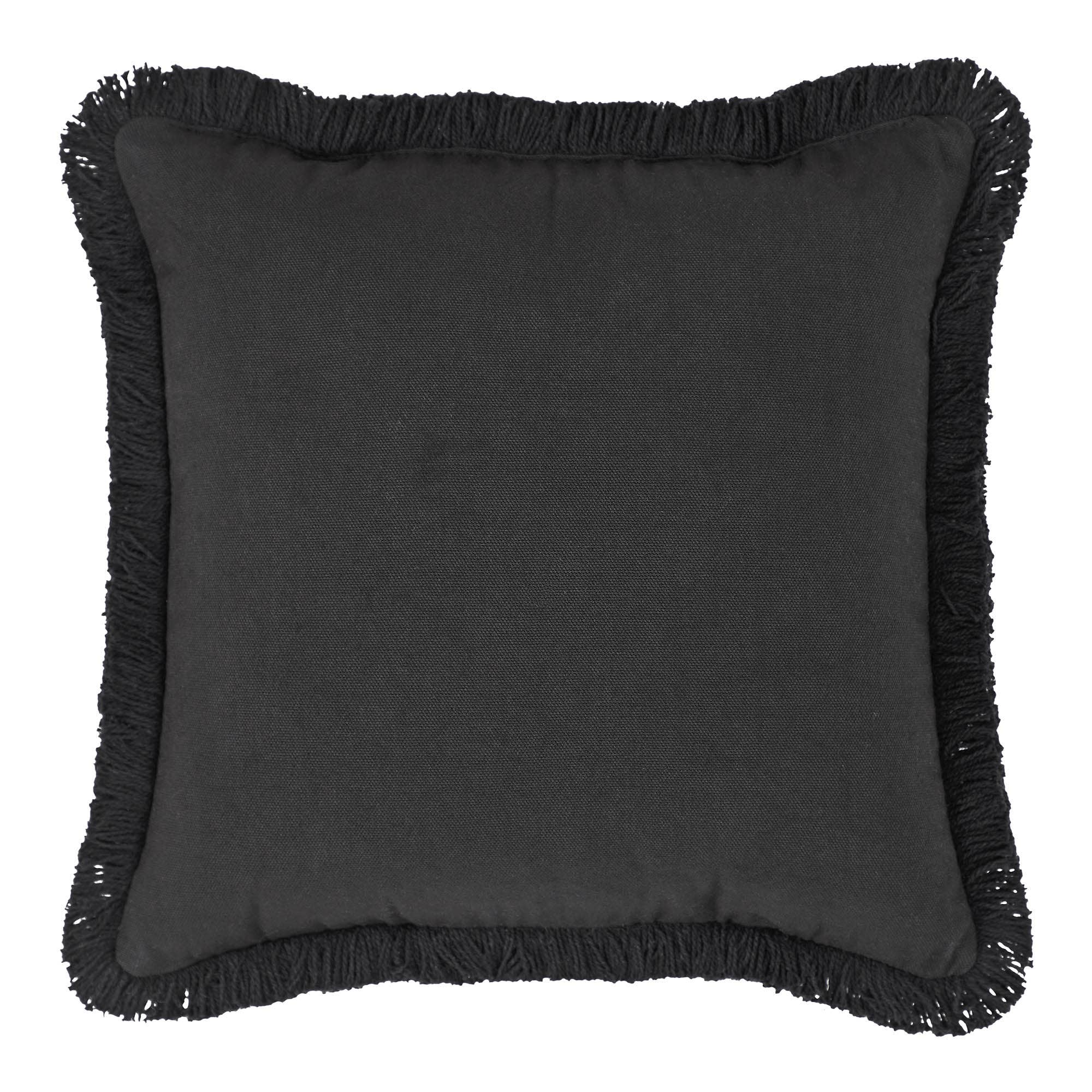 VHC Brands - Wholesale Throw/Decorative Pillow - 3 Christmas Trees Black Woven Pillow 12x122