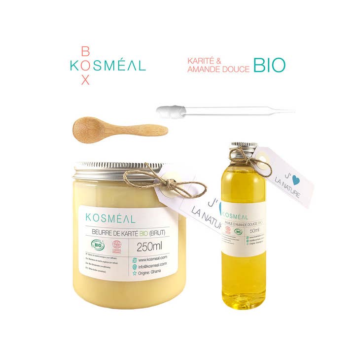 KOSMÉAL - Wholesale Bath & Body Set - Organic set - Shea butter and sweet almond oil | BOX1