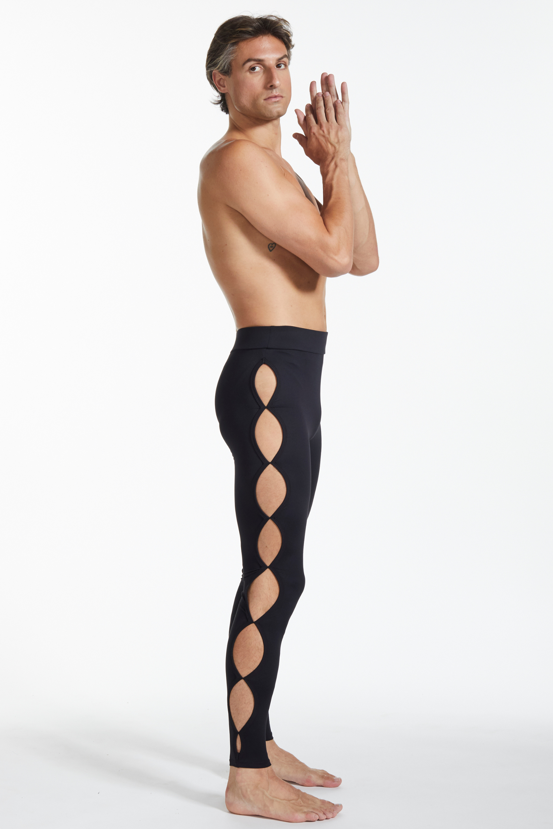 Black Side Cut-Out Pants for wholesale on Faire0