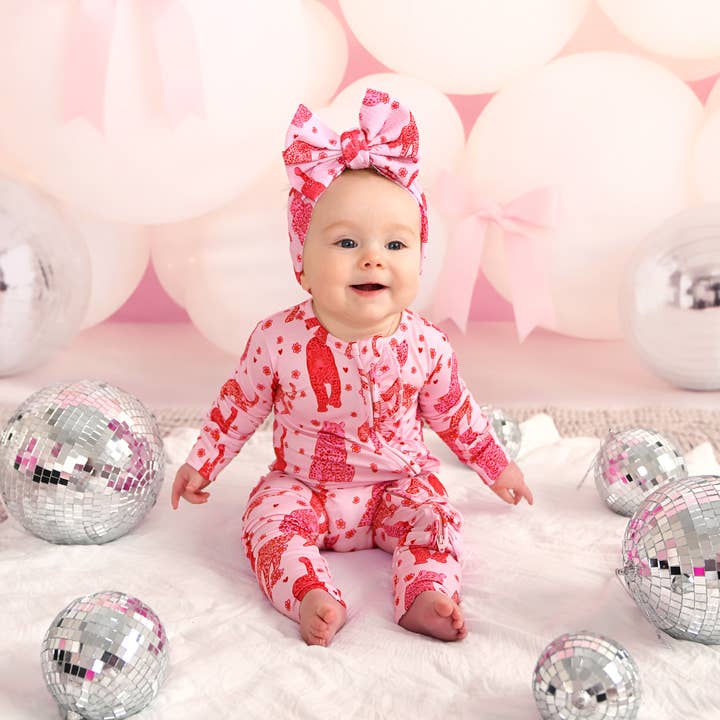 Gigi and Max – Engroshandel Romper - Baby – Cambrie RUFFLE ZIP Valentinsdag Bambus 1ST To-vejs Lynlås13