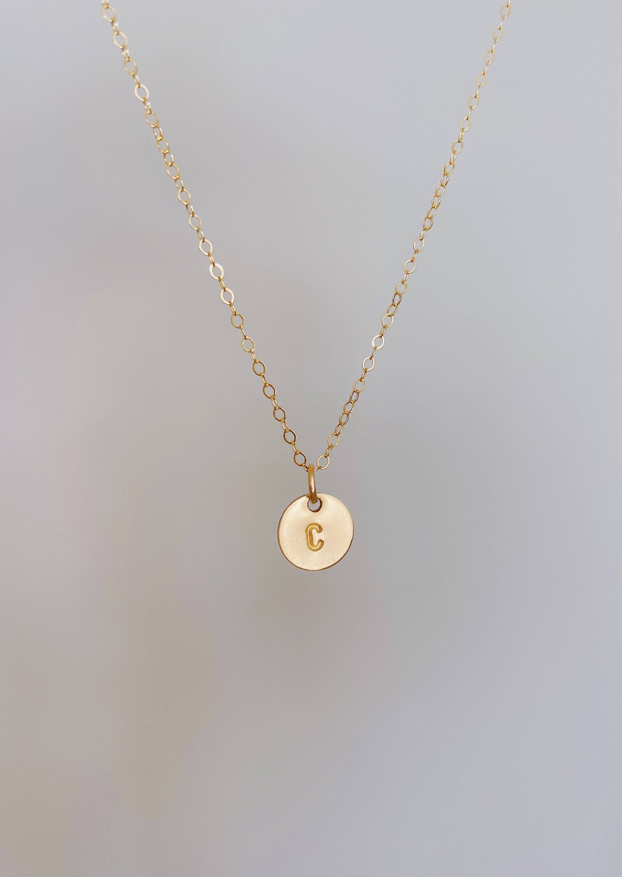 Chezza Jewelry - Wholesale Pendant/Charm Necklace - Custom Initial Necklace (Gold-filled)1